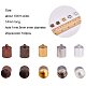 PandaHall Elite 100pcs Brass Glue-in Style Necklace Cord Crimp End Caps For Jewellery Making KK-PH0034-99-2