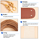 Kits de fabricación de bolsos de cuero pu diy DIY-WH0308-92-6