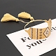 Дружба ромб ткацкий станок узор бисер браслеты для женщин BJEW-A121-47-3