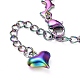 Fabbricazione di braccialetti in acciaio inossidabile color arcobaleno 304 STAS-L248-003M-4