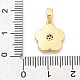 Подвески из латуни с микропаве из циркония KK-M303-01G-04-3