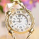 Lady's Golden Tone Stainless Steel watch Bangles WACH-F008-04A-4