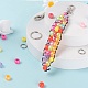 1 boîte 13 couleurs 325pcs perles de baril en plastique DIY-LS0003-02-6