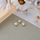 Colgantes de perlas keshi naturales PALLOY-JF00594-03-4