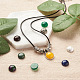 Fashewelry 30pcs 15 cabochons de pierres précieuses naturelles et synthétiques de style G-FW0001-12B-7