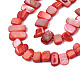 Fili di perle di conchiglia trochid naturale / trochus&nbsp;SHEL-S258-082-B06-3