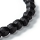 Frosted Glass Beads Stretch Bracelets BJEW-I296-12A-2