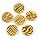 Painted Natural Wood Beads WOOD-T021-50B-07-1