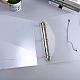 Железный переплет с 3 кольцом и шарнирным зажимом FIND-WH0148-172-6