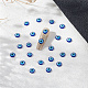 Craspire 200pcs レジンカボション  ナザールボンジュウ  ネイルアートを飾るアクセサリー  ブルー  6x3mm CRES-CP0001-02-5