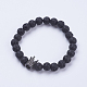 Natural Gemstone Stretch Bracelets BJEW-P190-03-2