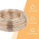 BENECREAT 15 Gauge(1.5mm) Aluminum Wire 328 Feet(100m) Bendable Metal Sculpting Wire for Beading Jewelry Making Art and Craft Project AW-BC0007-1.5mm-26-6