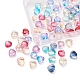 100Pcs 10 Colors Electroplate Glass Beads EGLA-YW0001-31-5