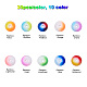 Sunnyclue двухцветные расписные стеклянные бусины для запекания DGLA-SC0001-01-2
