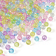 Cheriswelry 560pcs 7 Farben transparente Acrylperlen MACR-CW0001-10-4