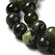 Brins naturels de perles de chrysoprase G-H298-A09-04-4