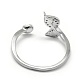 925 Sterling Silver Finger Ring Components STER-P041-85P-3