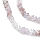 Brins de perles de verre de galvanoplastie de couleur dégradée X-GLAA-E042-02C-3