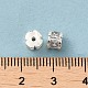 Perles de zircone cubique de placage de rack en laiton KK-K273-14S-3