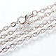 Eisenkabelketten Halskette machen X-MAK-R013-60cm-P-1