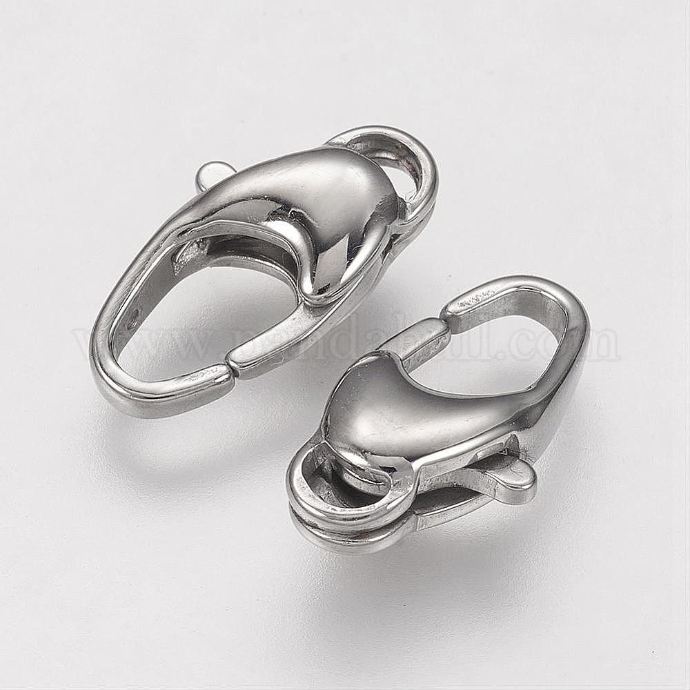 Wholesale 304 Stainless Steel Lobster Claw Clasps