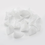 Perles de fleurs de lys calla en acrylique mat pour bijoux de gros collier, 25x15x19.5mm