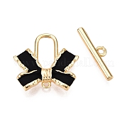 Застежки-тоглы из матовой латуни KK-N054-155G-1