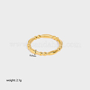 Кольцо из бамбука из нержавеющей стали GY8845-33