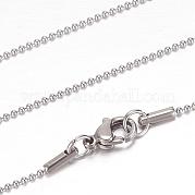 Ожерелья из шариковой цепи из нержавеющей стали 304 STAS-G083-73P