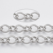 304 Stainless Steel Curb Chains STAS-R100-30