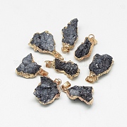 Естественно druzy агат подвески G-Q494-76E