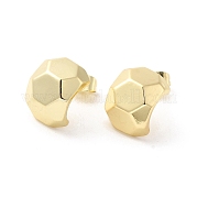 Серьги-гвоздики из латуни с шестигранной головкой EJEW-P254-03G