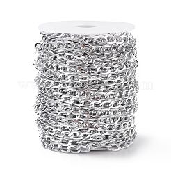 Chaînes de gourmette en aluminium d'oxydation&nbsp;CHA-TAC0003-01S-01