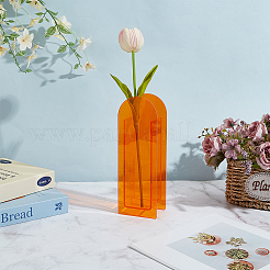 Vases rectangulaires en acrylique pour présenter des décorations&nbsp;AJEW-WH0816-557A