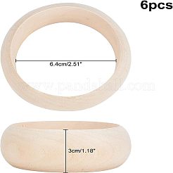 Fabrication de bracelet en bois non fini&nbsp;MAK-WH0002-05A