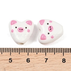 Abalorios de porcelana hechas a mano&nbsp;PORC-P035-01A-03