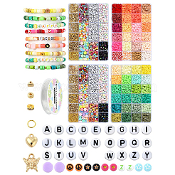DIY-Sets zur Herstellung von Armbändern aus flachen&nbsp;DIY-YW0011-08