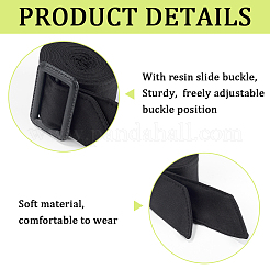 2 ceinture en polyester à nouer avec boucle en plastique&nbsp;AJEW-GF0014-53B