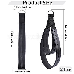 Doppelschlaufen aus Polypropylen und PU-Leder für Yoga&nbsp;AJEW-WH20020-581A