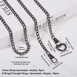 DIY-Set zum Herstellen von Taschengriffen&nbsp;DIY-BT0001-36