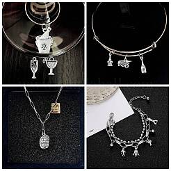 100 pz 10 ciondoli in lega di stile tibetano&nbsp;TIBEP-CJ0001-27