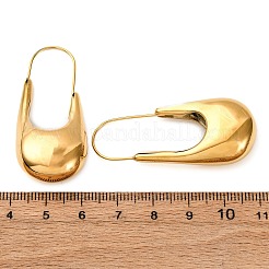 Pendientes de aro de acero inoxidable 304&nbsp;EJEW-K315-04G