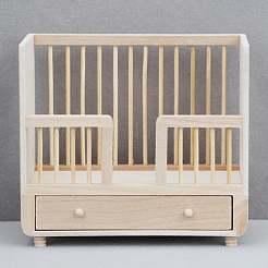 Holzbettbett Miniatur-Ornamente&nbsp;PW-WGC84EF-01