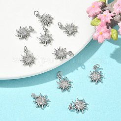 Pendentifs en laiton Shegrace sertis de micro-pavés de zircone cubique&nbsp;XGRQ3D867-477P