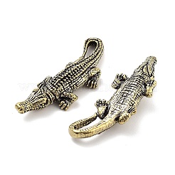 Messing Krokodil Figuren Statuen für Zuhause Desktop Feng Shui Ornament&nbsp;KK-A216-12AB