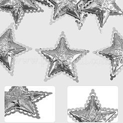 20 pezzo di ornamenti a forma di stella di ferro&nbsp;AJEW-GF0012-61B