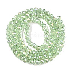 Chapelets de perles en verre électroplaqué&nbsp;LS-EGLA-A044-T4mm-B09