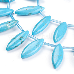 Fili di perline howlite naturale&nbsp;G-F647-10