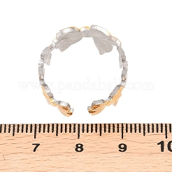 Offene Manschettenringe aus Edelstahl 304&nbsp;RJEW-Z137-05GP-03