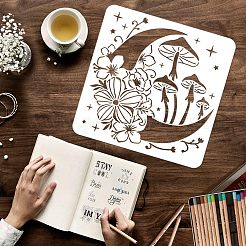 Modelli di stencil per pittura da disegno riutilizzabili in plastica&nbsp;DIY-WH0172-537